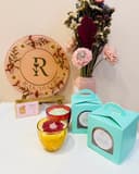 Sunflower in Crystal Glass Candle 1